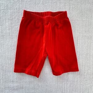 Hanna Andersson Solid Red Biker Shorts VGUC 3